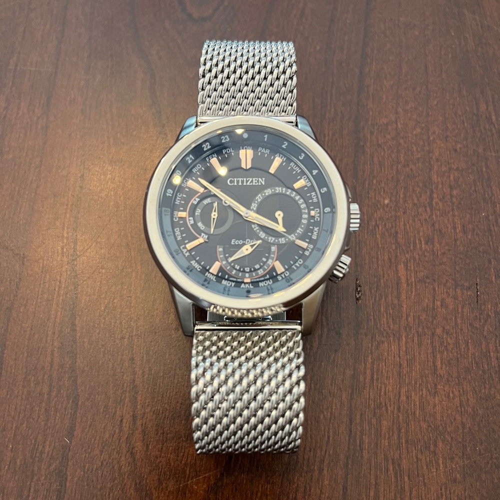 Citizen Eco-Drive 8729-R009982 Stainless Mesh Band Watch